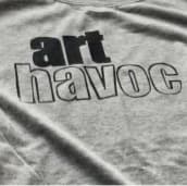 Art Havoc Studios logo on t-shirt